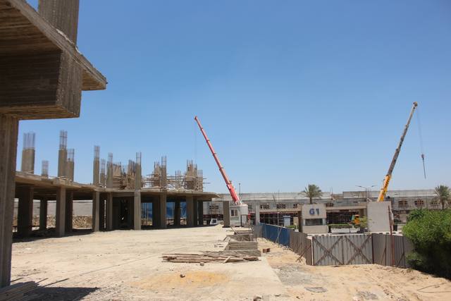 AJEI Mall construction progress
